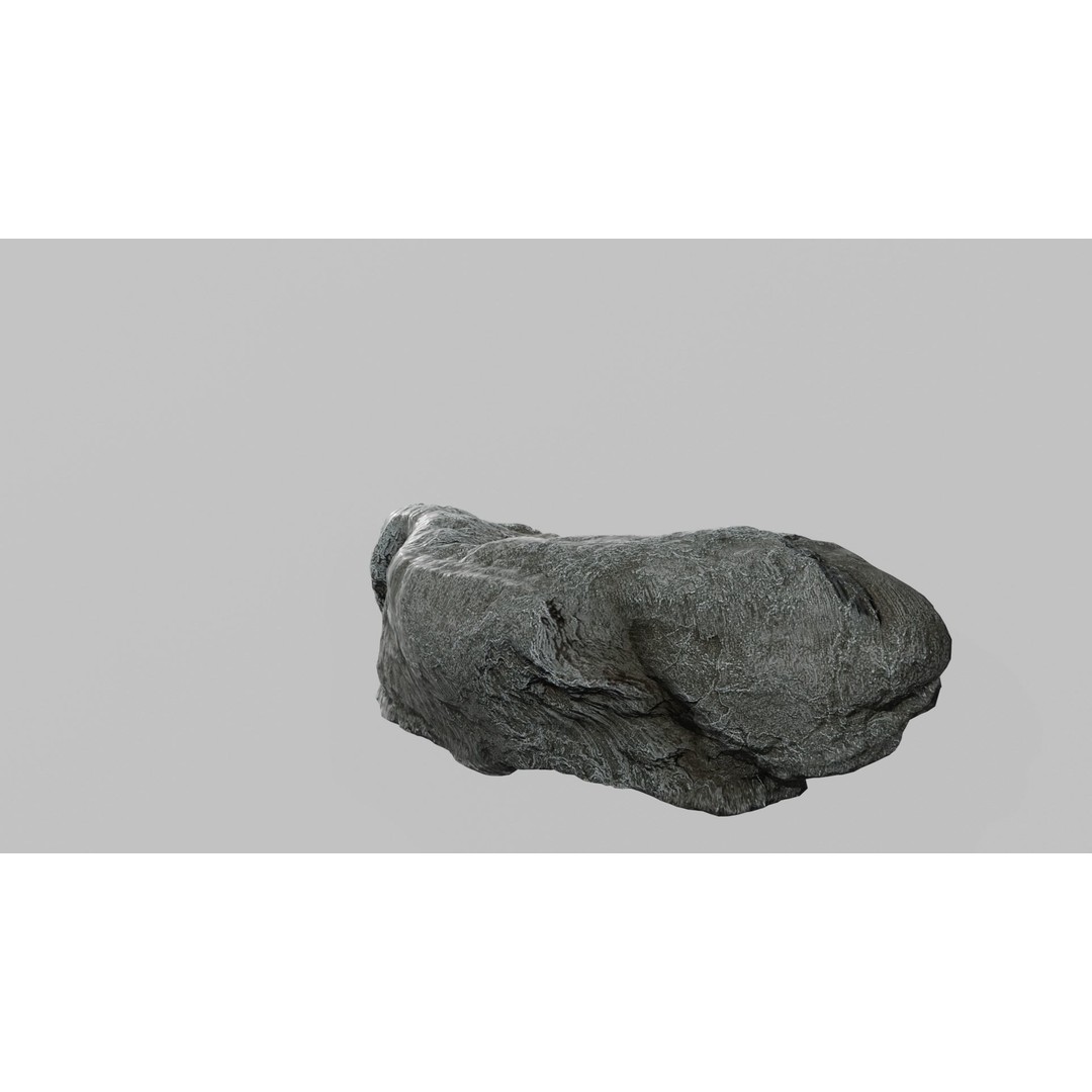 Cliff Rocks 3D Model – Low Poly Game Asset, FBX & OBJ Formats - View 26