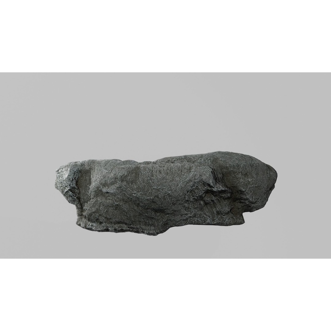 Cliff Rocks 3D Model – Low Poly Game Asset, FBX & OBJ Formats - View 27