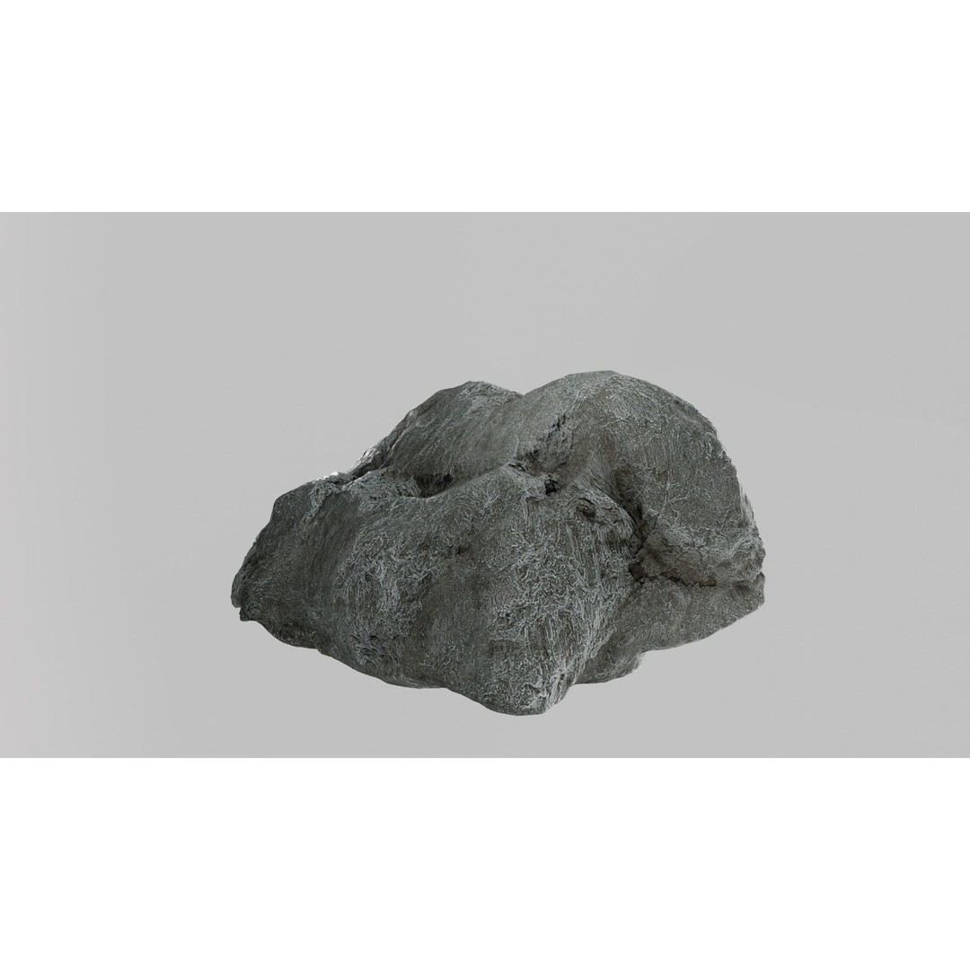 Cliff Rocks 3D Model – Low Poly Game Asset, FBX & OBJ Formats - View 29