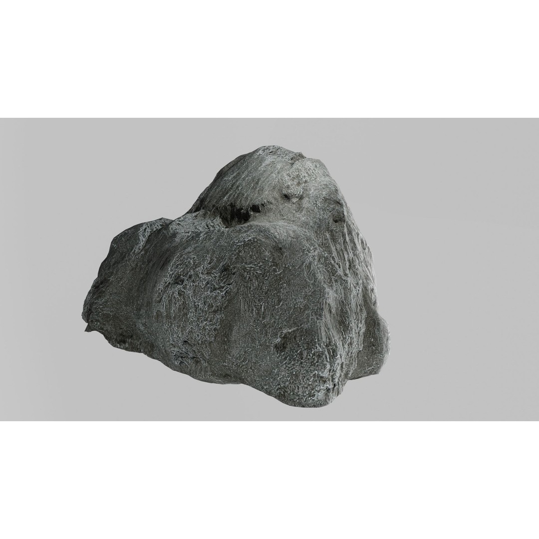 Cliff Rocks 3D Model – Low Poly Game Asset, FBX & OBJ Formats - View 32