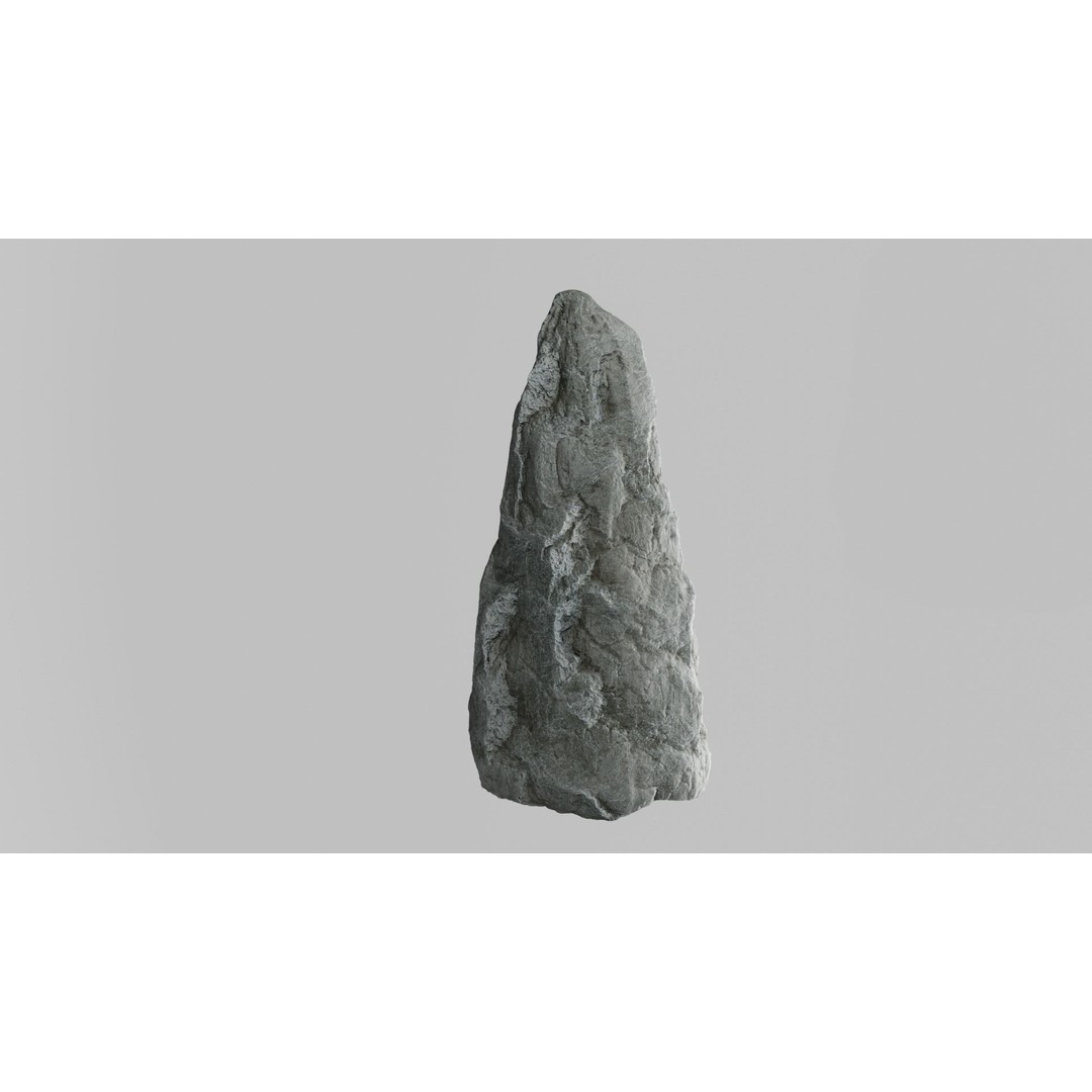 Cliff Rocks 3D Model – Low Poly Game Asset, FBX & OBJ Formats - View 36