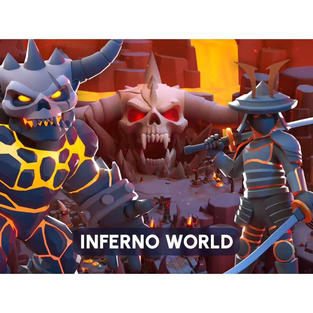 Inferno World 3D Model – Low Poly Game Asset with 320+ Environment Models - View 2