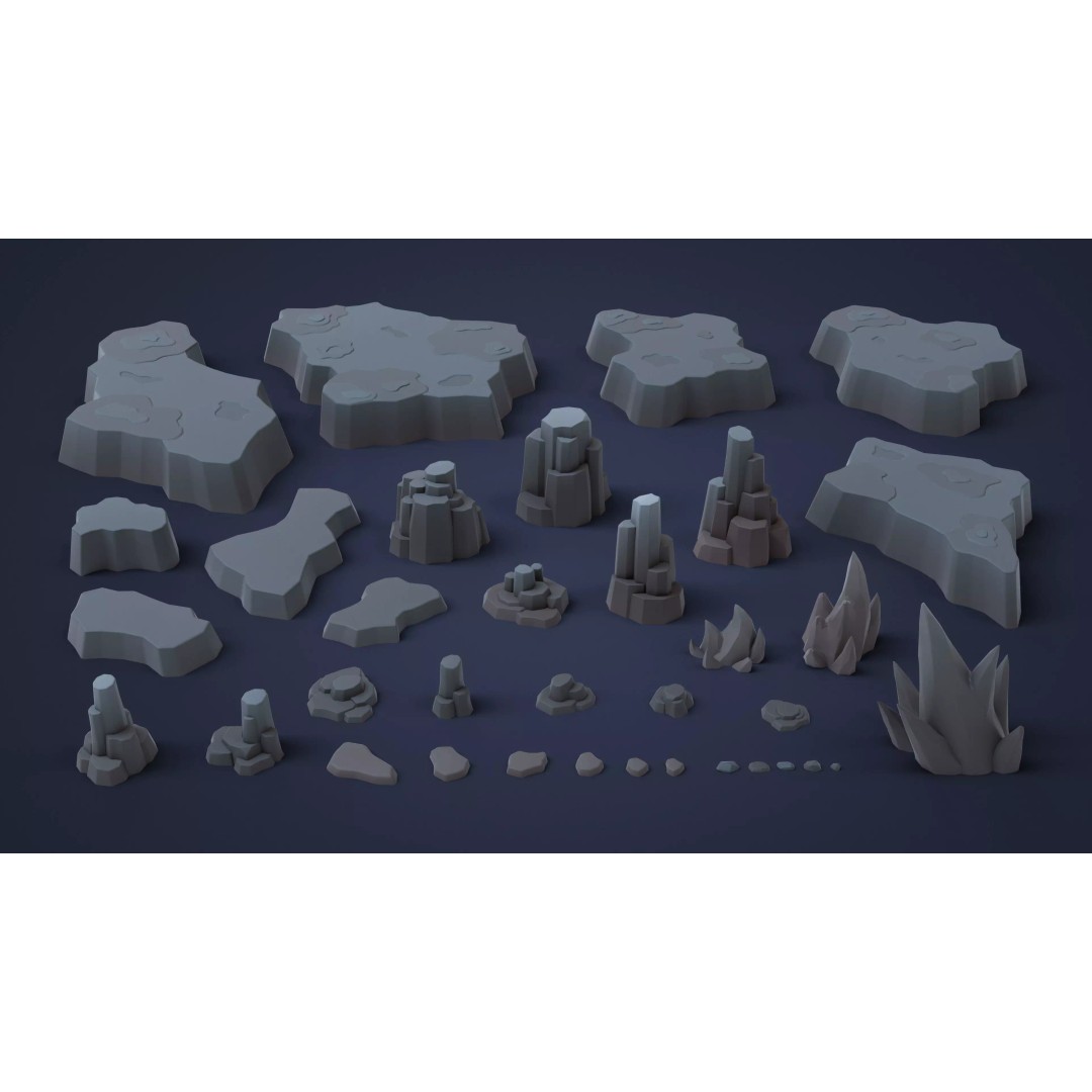 Inferno World 3D Model – Low Poly Game Asset with 320+ Environment Models - View 35