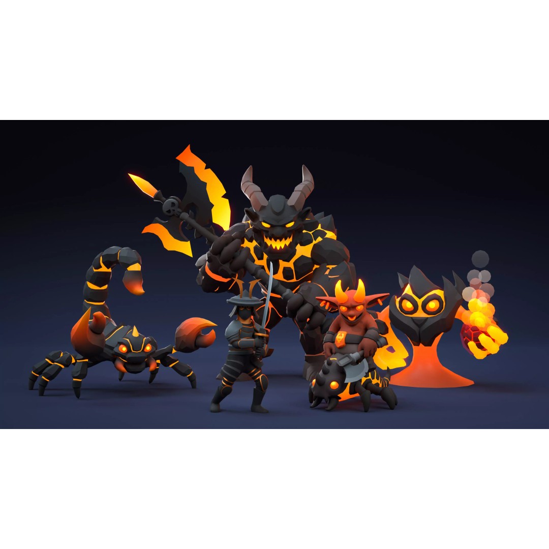 Inferno World 3D Model – Low Poly Game Asset with 320+ Environment Models - View 38