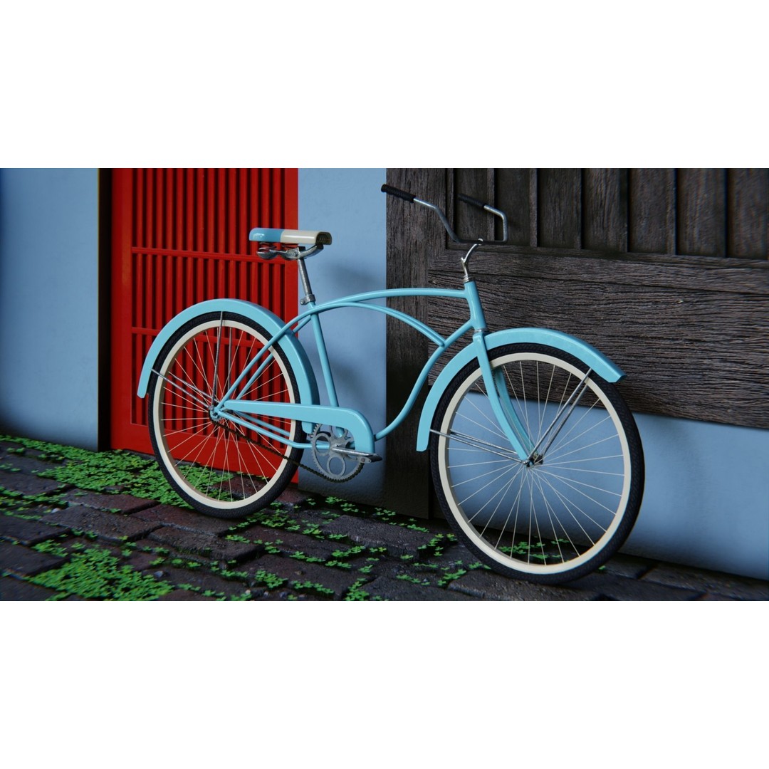 Japanese Alley 3D Model – Urban Scene with PBR Textures, Blender, FBX - View 14