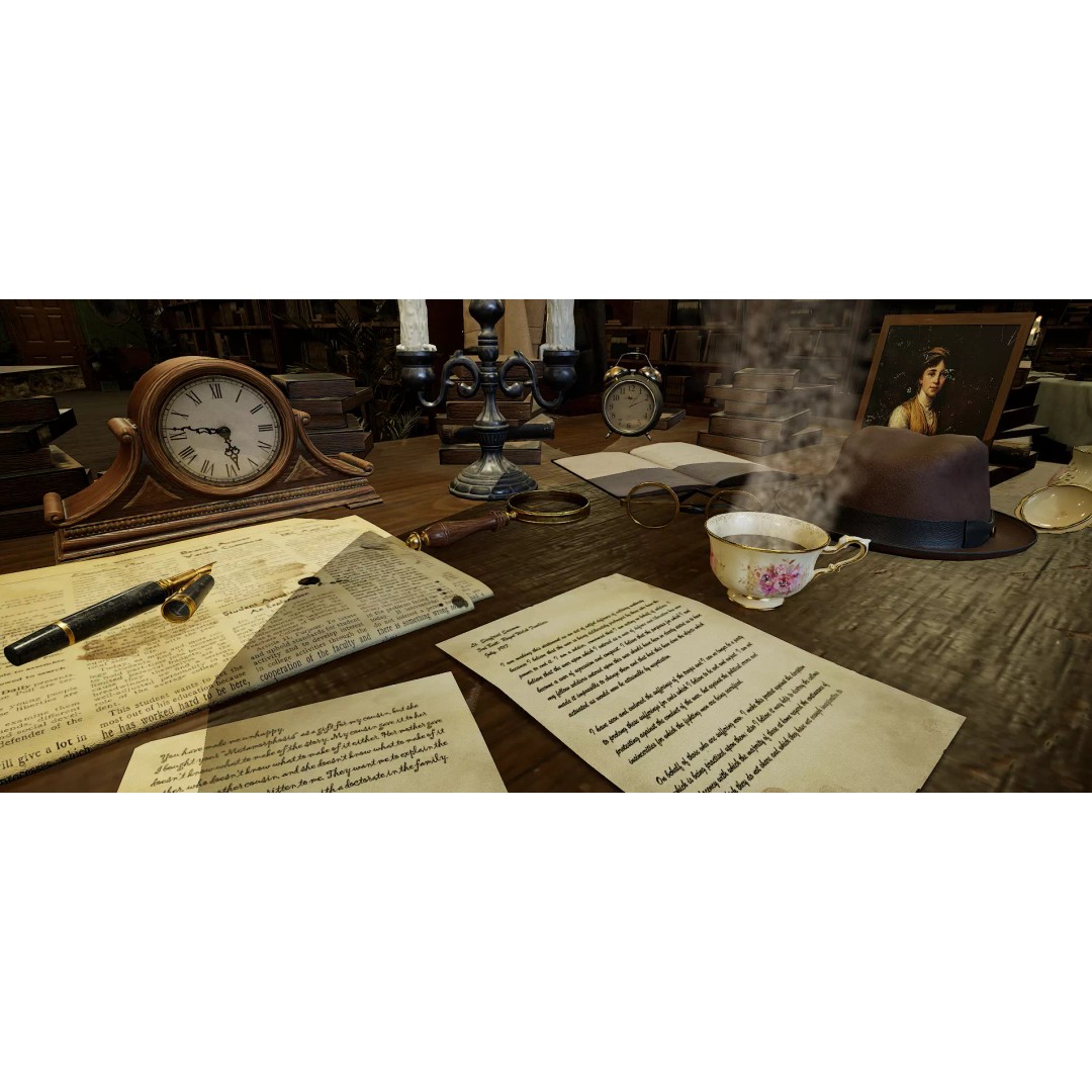 The Archivist's Chamber 3D Model – Vintage Gothic Office Environment, Unreal Engine - View 19