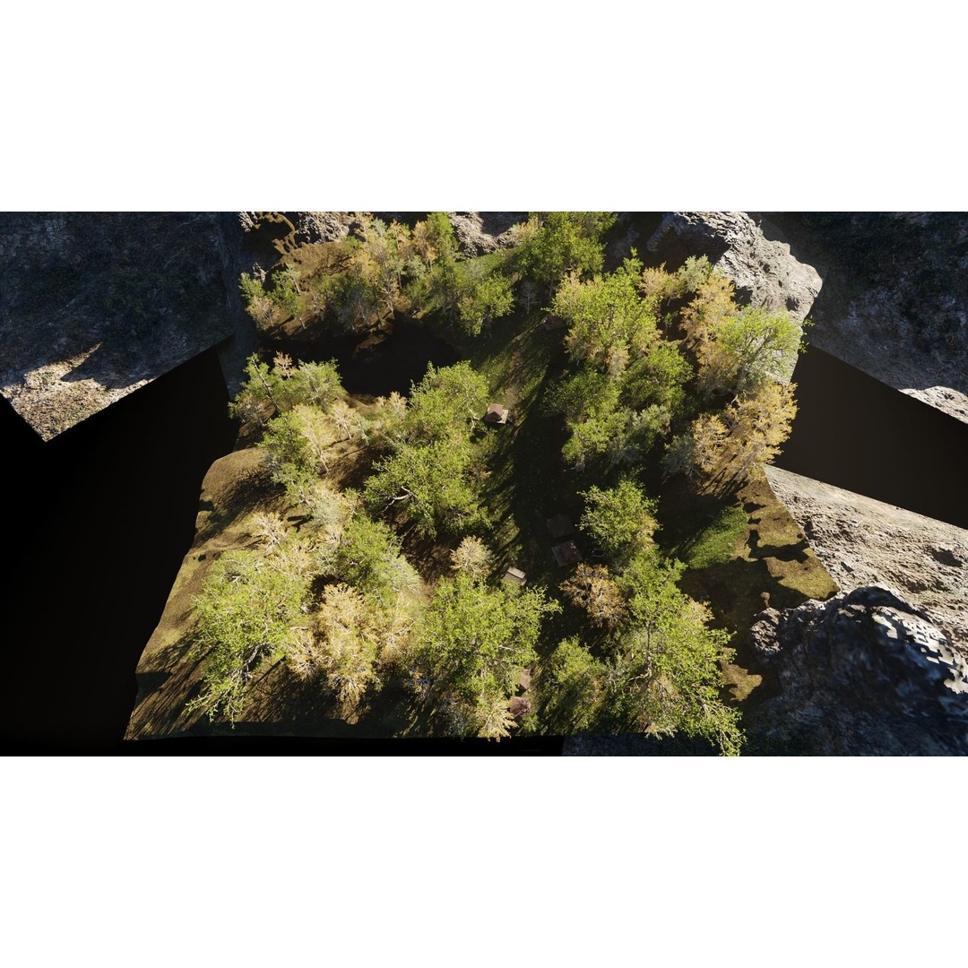 Medieval Pathway Scene 3D Model – High Poly Environment for Blender - View 19