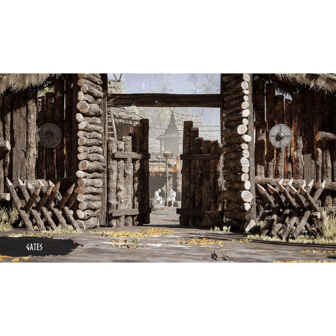 Modular Medieval Village 3D Model – Low Poly Game Asset for Unreal Engine - View 11