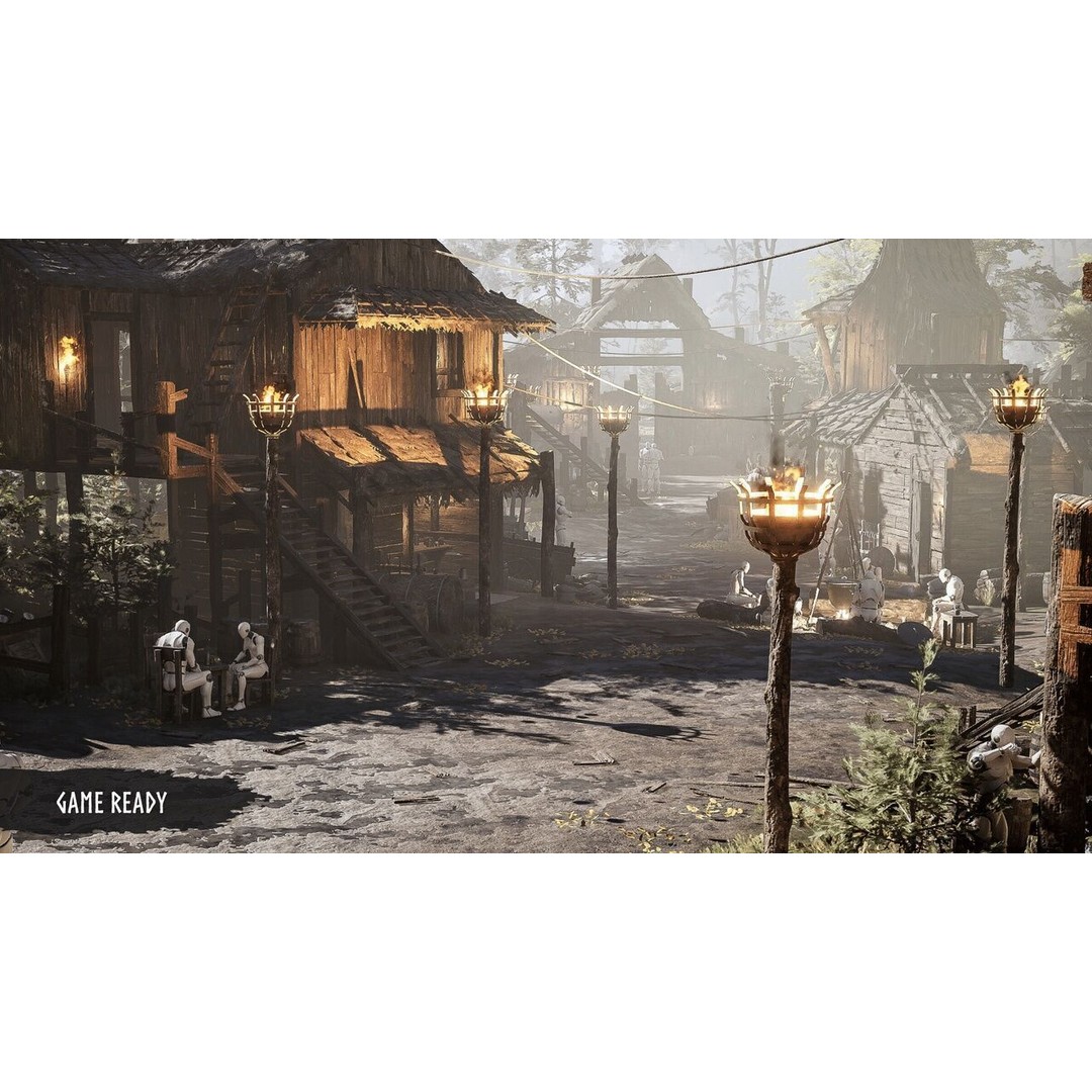Modular Medieval Village 3D Model – Low Poly Game Asset for Unreal Engine - View 13