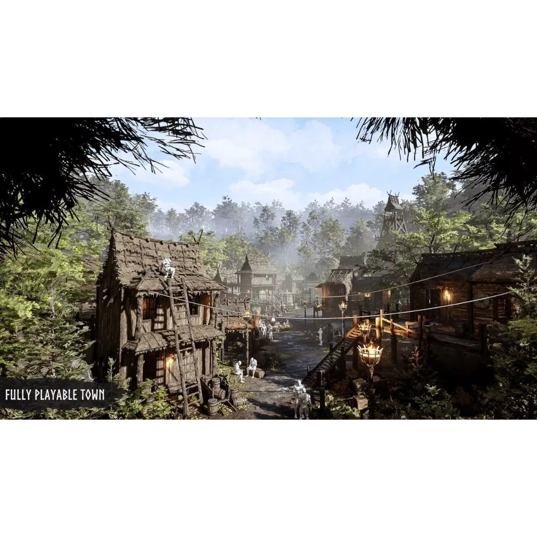 Modular Medieval Village 3D Model – Low Poly Game Asset for Unreal Engine - View 2
