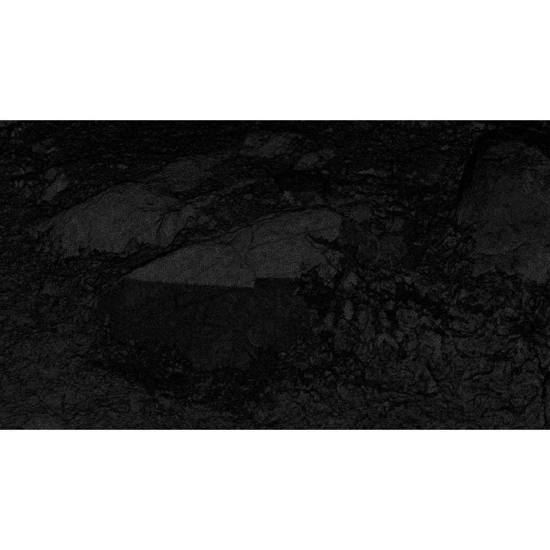 Rock-Laden Ground 3D Model – High-Detail Terrain Asset, OBJ - View 22