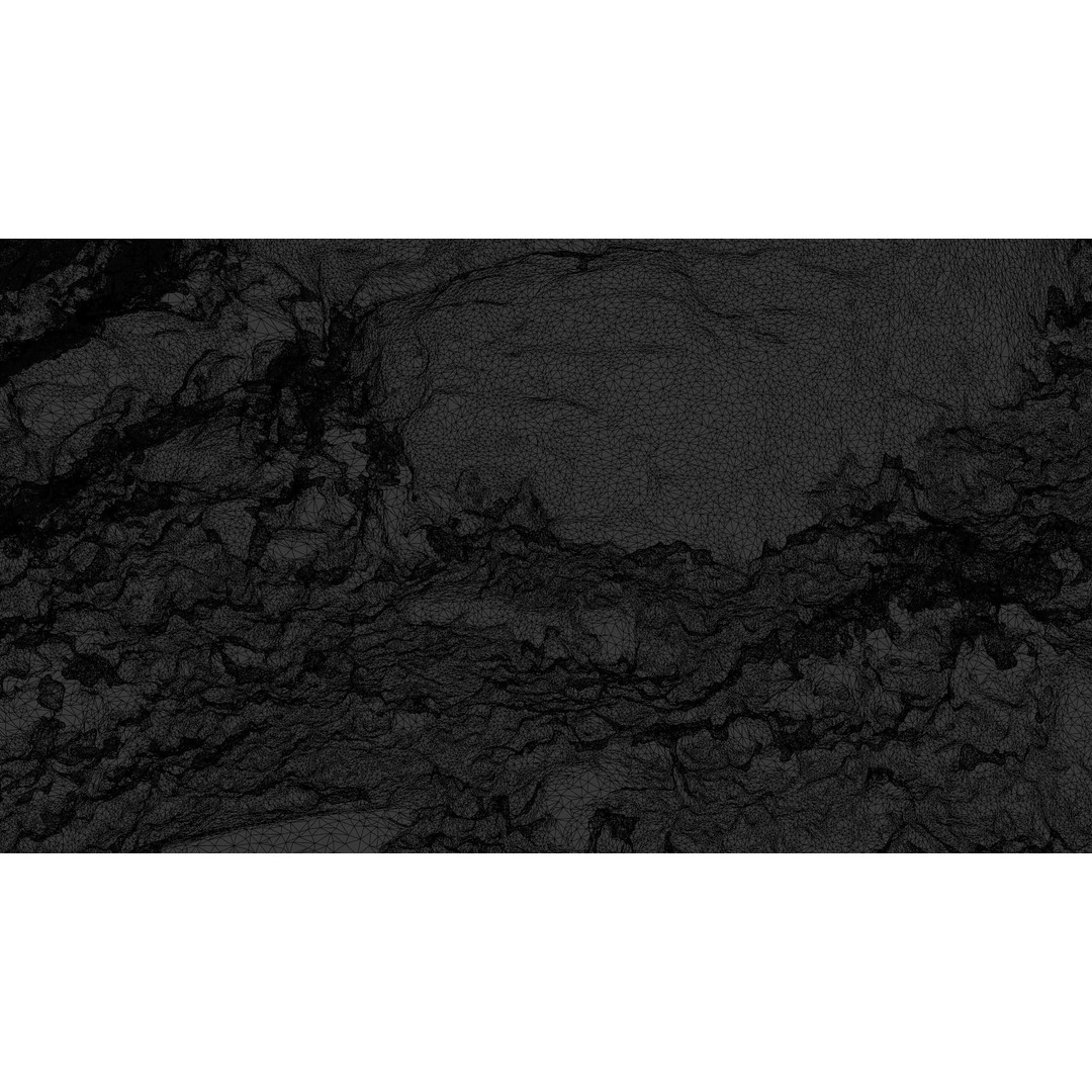Rock-Laden Ground 3D Model – High-Detail Terrain Asset, OBJ - View 23