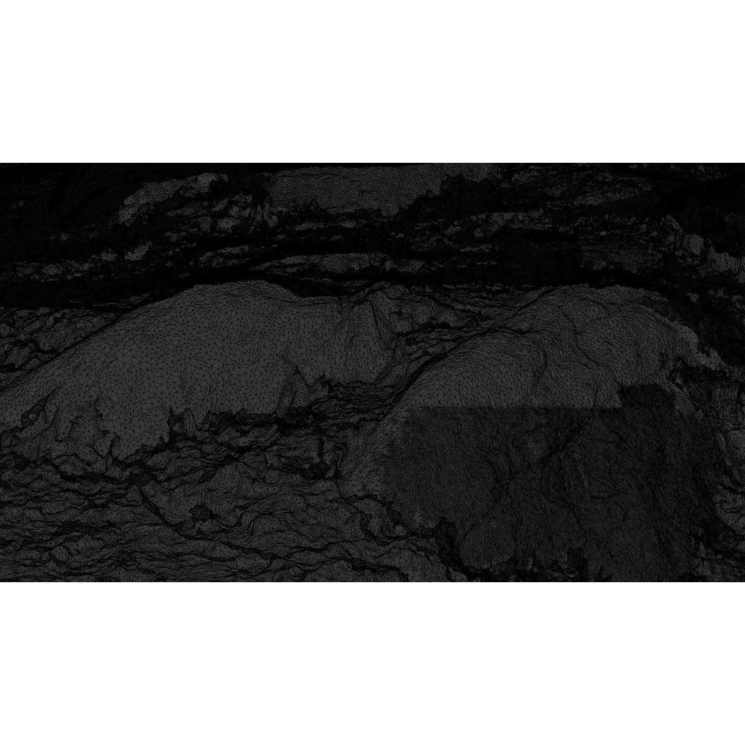 Rock-Laden Ground 3D Model – High-Detail Terrain Asset, OBJ - View 29