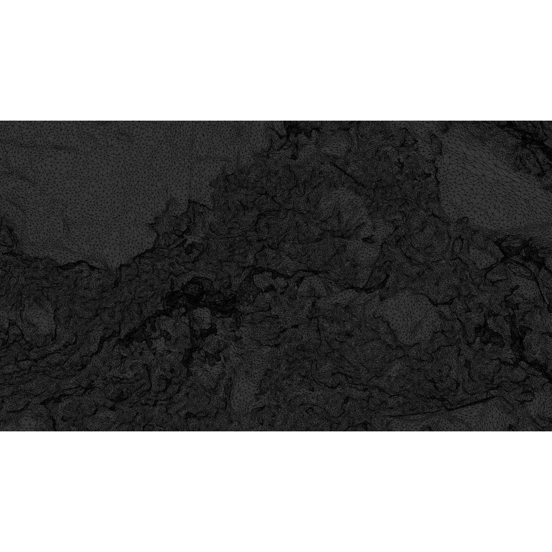 Rock-Laden Ground 3D Model – High-Detail Terrain Asset, OBJ - View 30