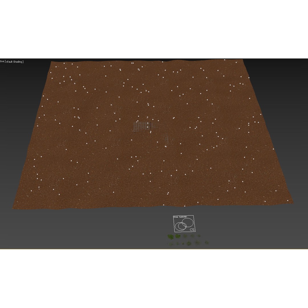 Grass 3D Model – PBR Landscape Asset, FBX, OBJ, Game-Ready - View 8