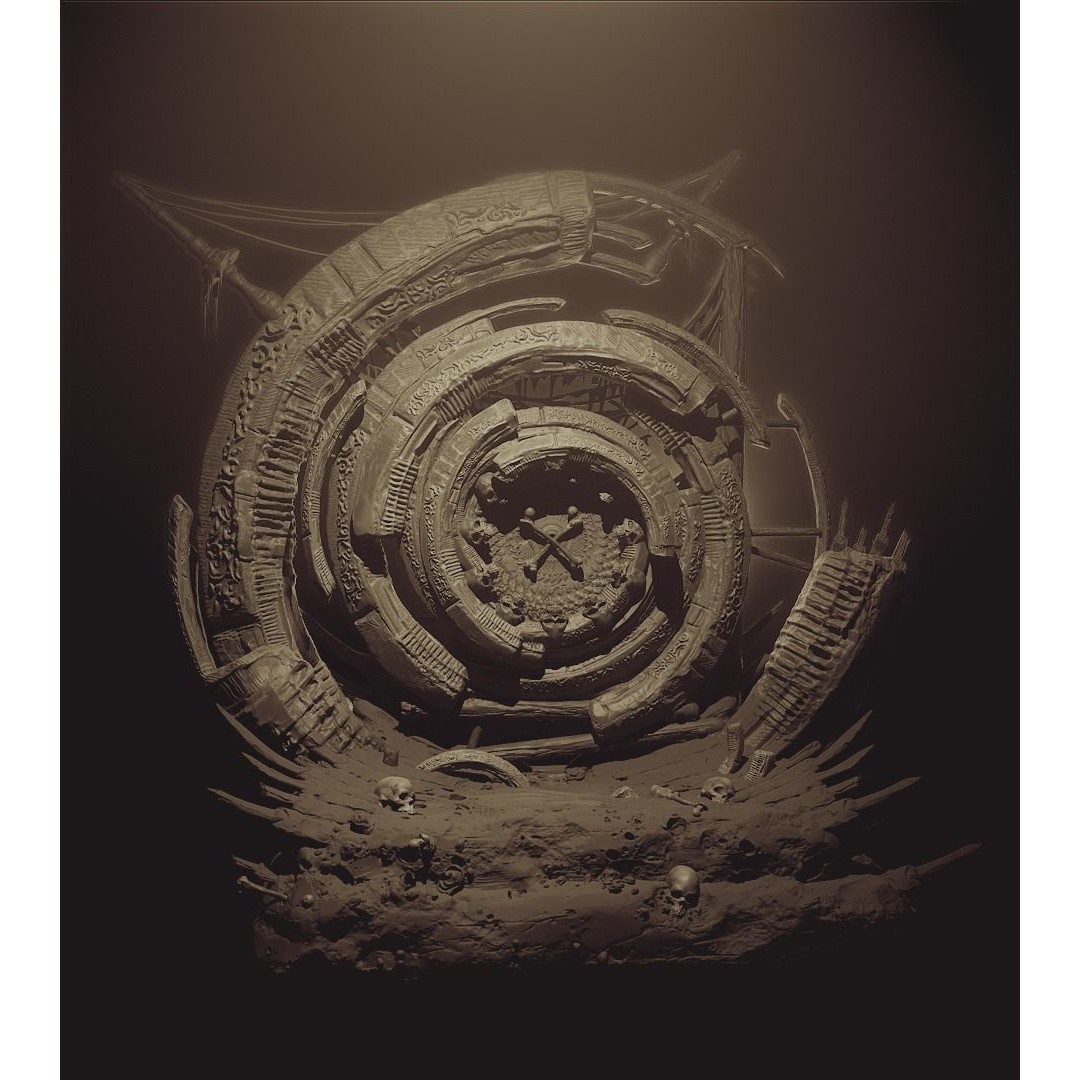 Modular Diorama 3D Model – 15 Bases for Fantasy & Sci-Fi Scenes - View 8