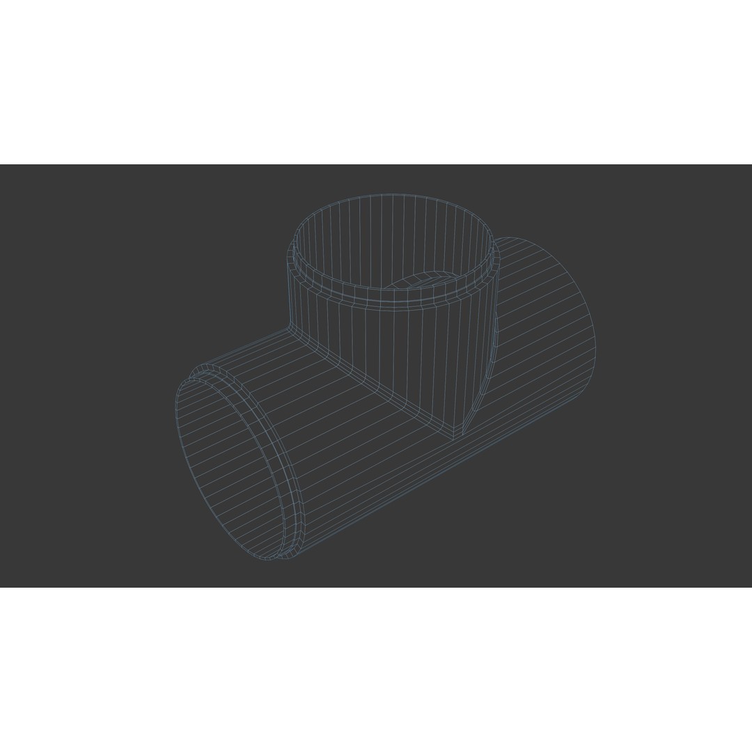 Modular Concrete Pipe Set 3D Model – Low Poly Game Ready, FBX, OBJ - View 13