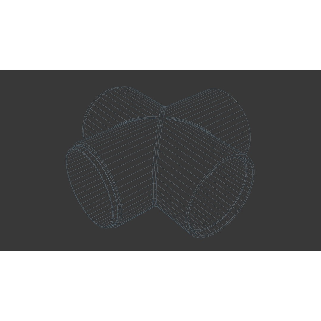 Modular Concrete Pipe Set 3D Model – Low Poly Game Ready, FBX, OBJ - View 14