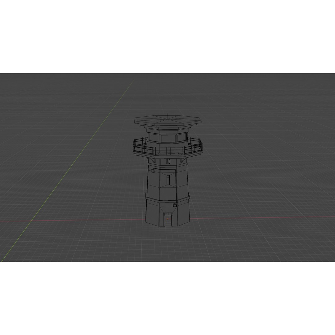 Military Base 3D Model – Game-Ready Asset Pack, FBX, PBR - View 11