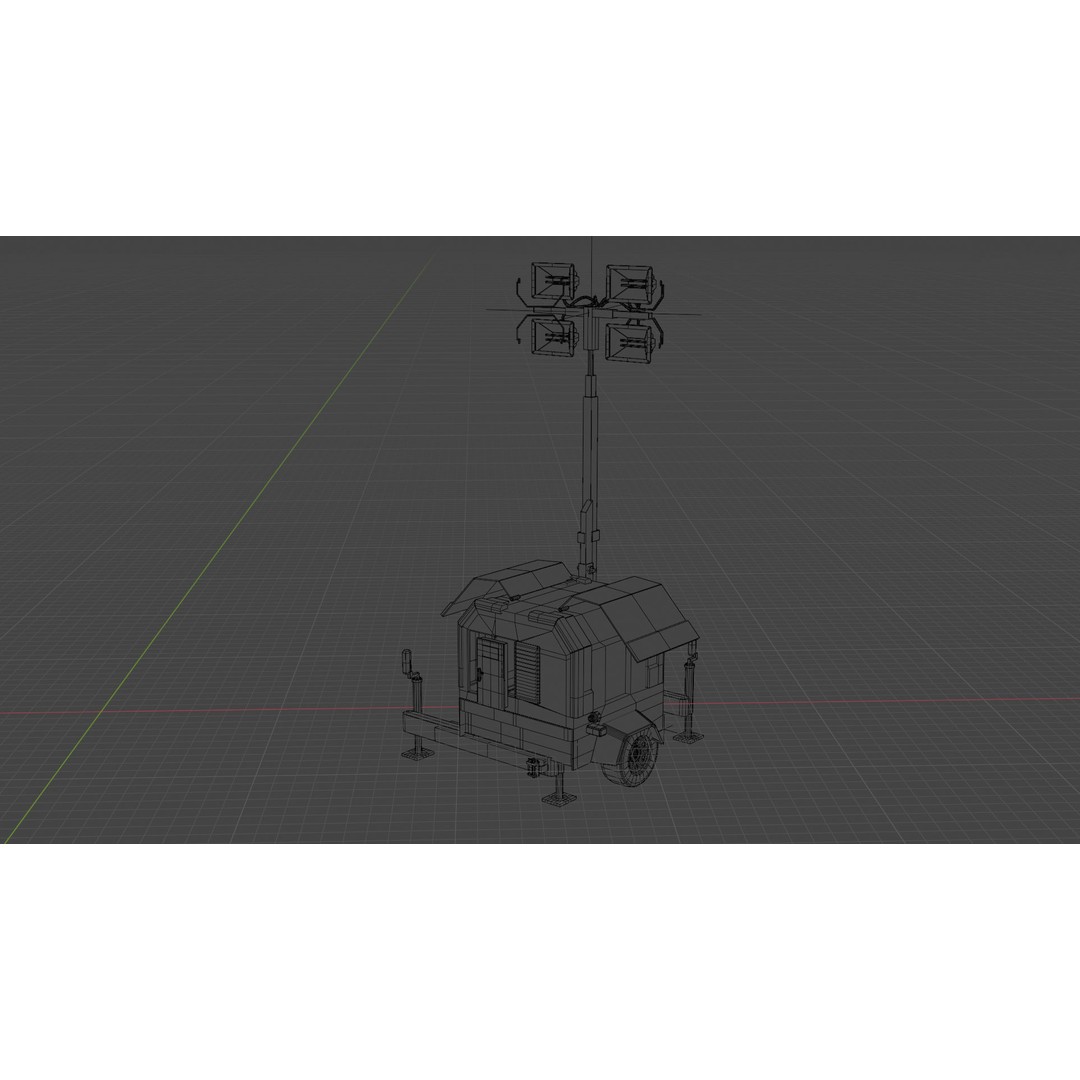 Military Base 3D Model – Game-Ready Asset Pack, FBX, PBR - View 12