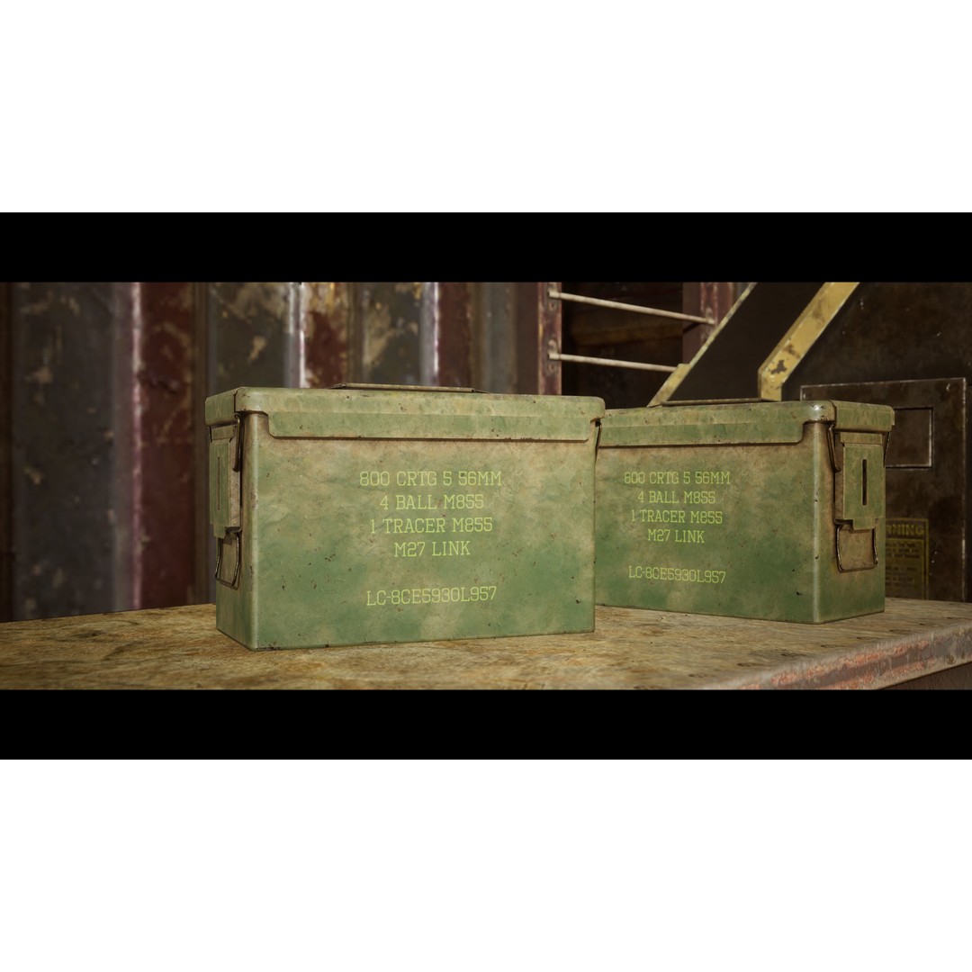 Military Base 3D Model – Game-Ready Asset Pack, FBX, PBR - View 4
