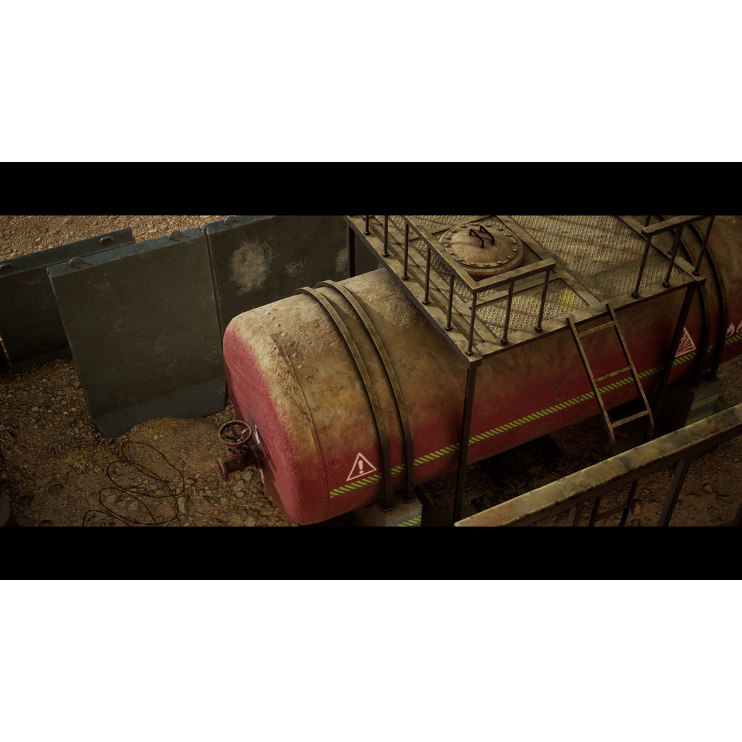 Military Base 3D Model – Game-Ready Asset Pack, FBX, PBR - View 8