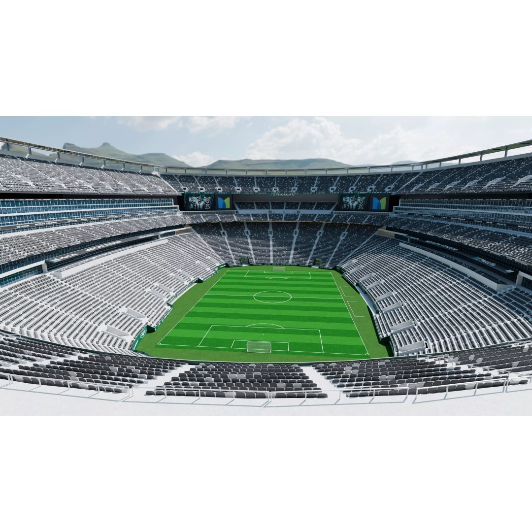 Metlife Stadium 3D Model – High Poly Game Asset, FBX, OBJ, Blender - View 12