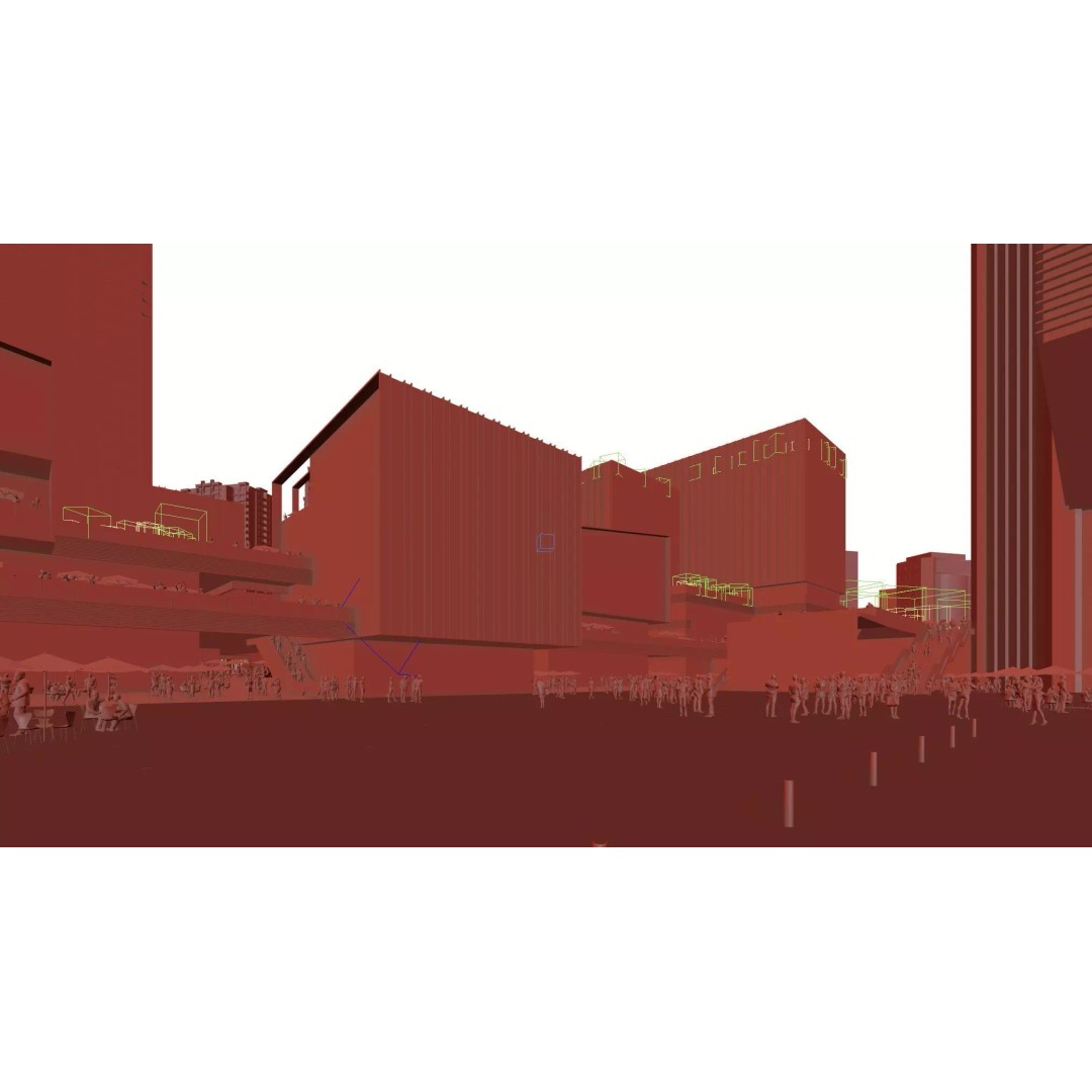 Glass Office Towers 3D Model – High-Quality Architectural Visualization, FBX, OBJ - View 16