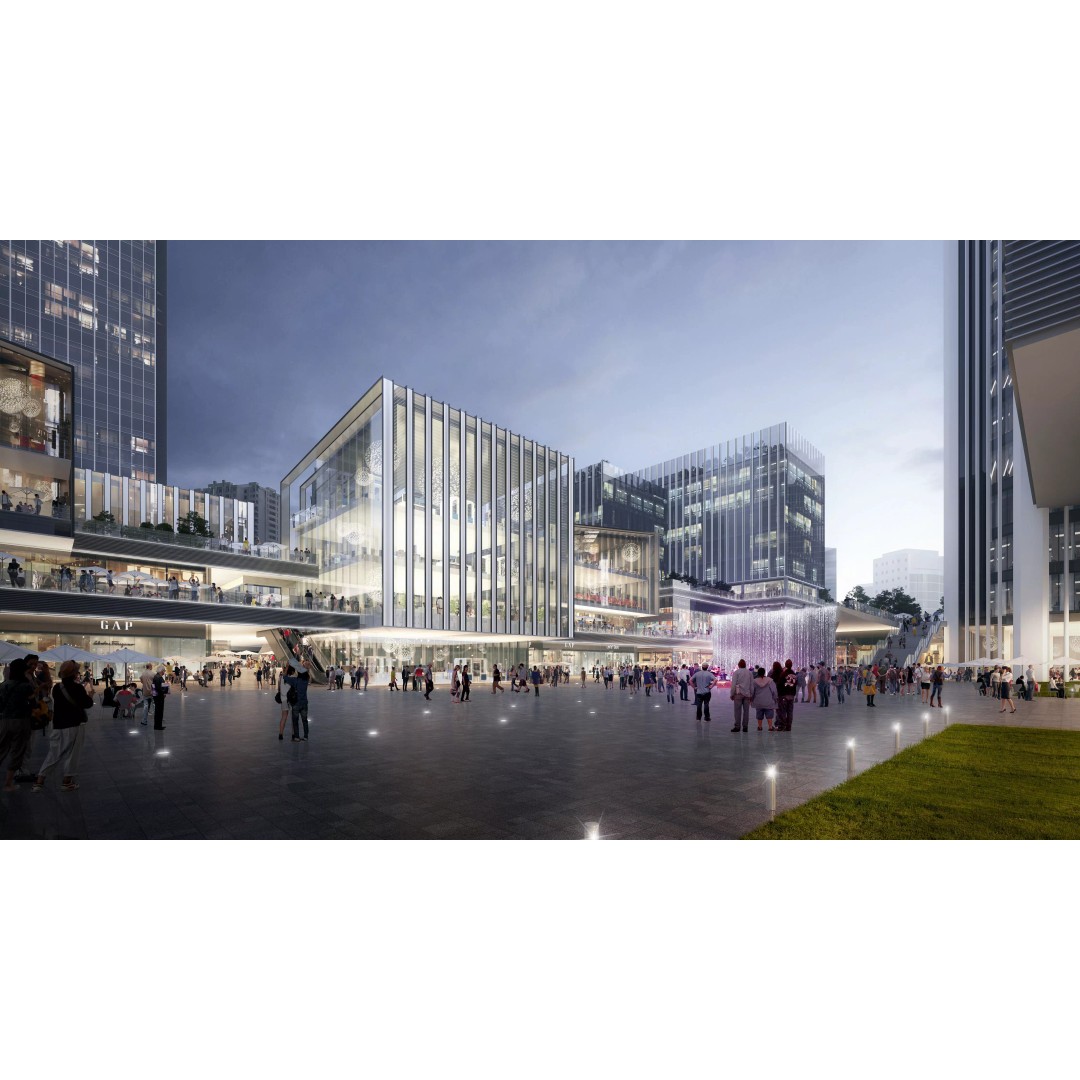 Glass Office Towers 3D Model – High-Quality Architectural Visualization, FBX, OBJ - View 2
