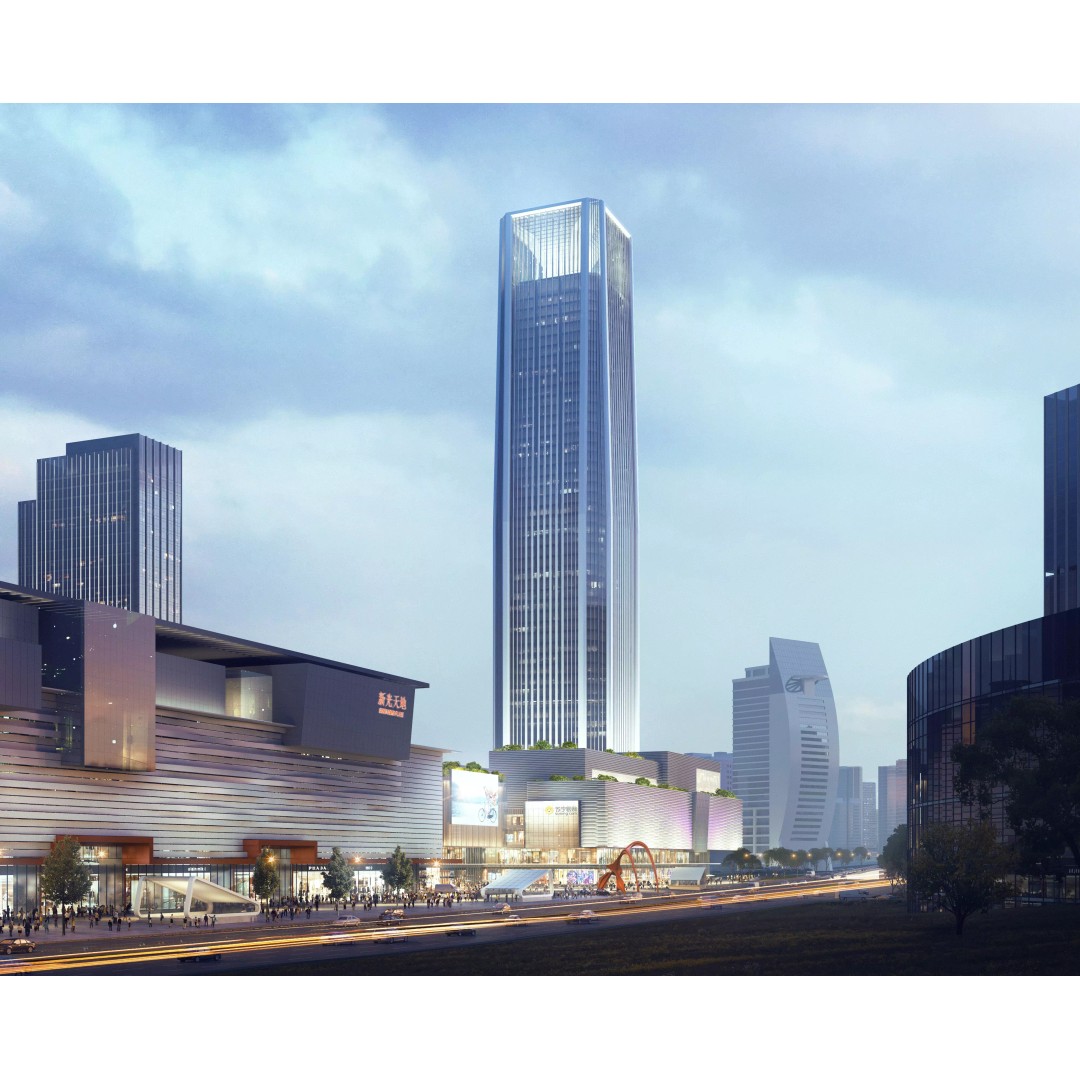 Glass Office Towers 3D Model – High-Quality Architectural Visualization, FBX, OBJ - View 8