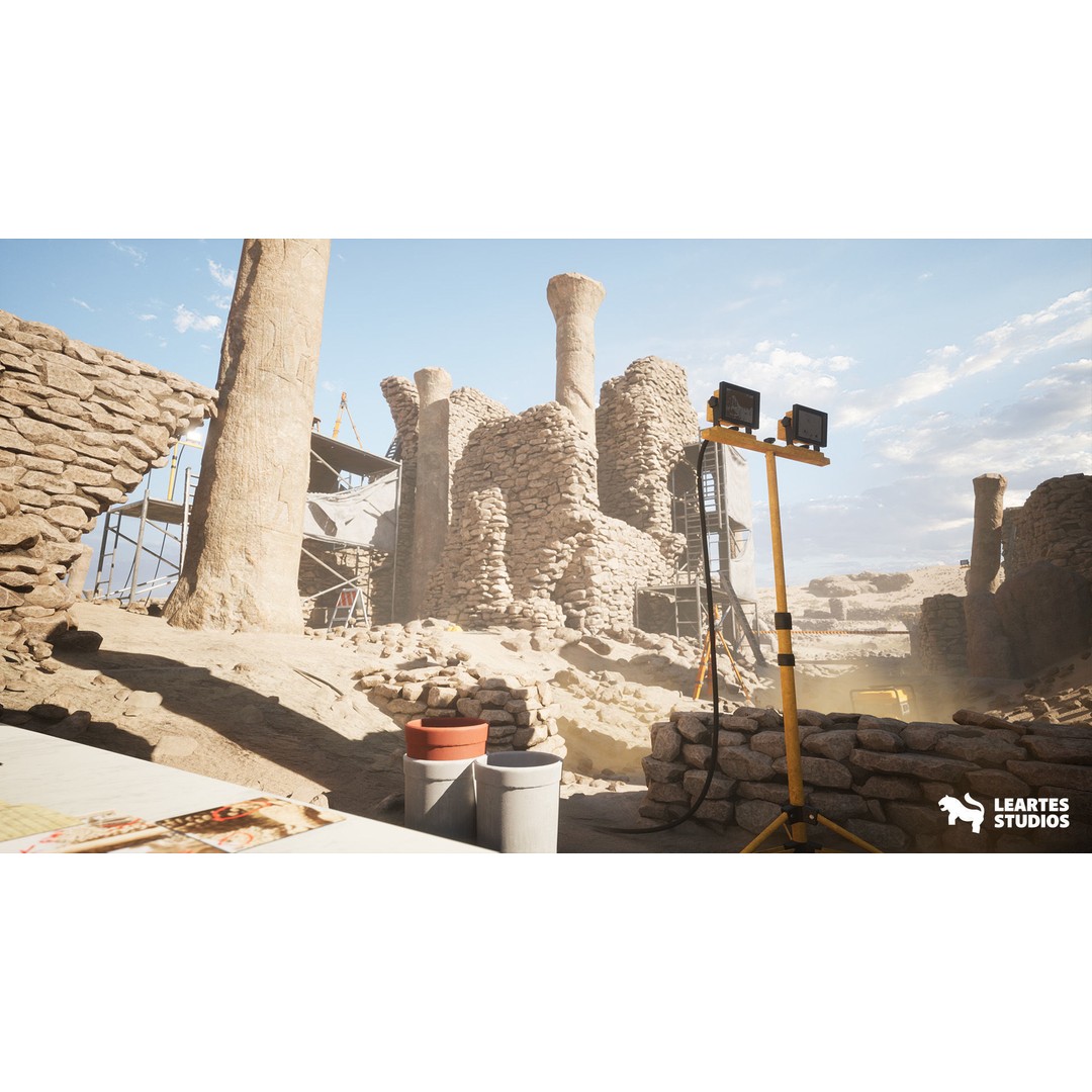 Archaeological Site 3D Model – Low Poly Game Ready Environment, FBX - View 14