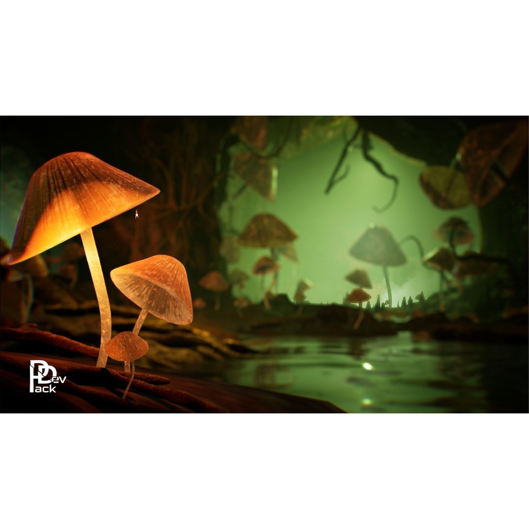 Biomass 3D Model – Low Poly Nature Props, FBX, PBR Textures - View 6