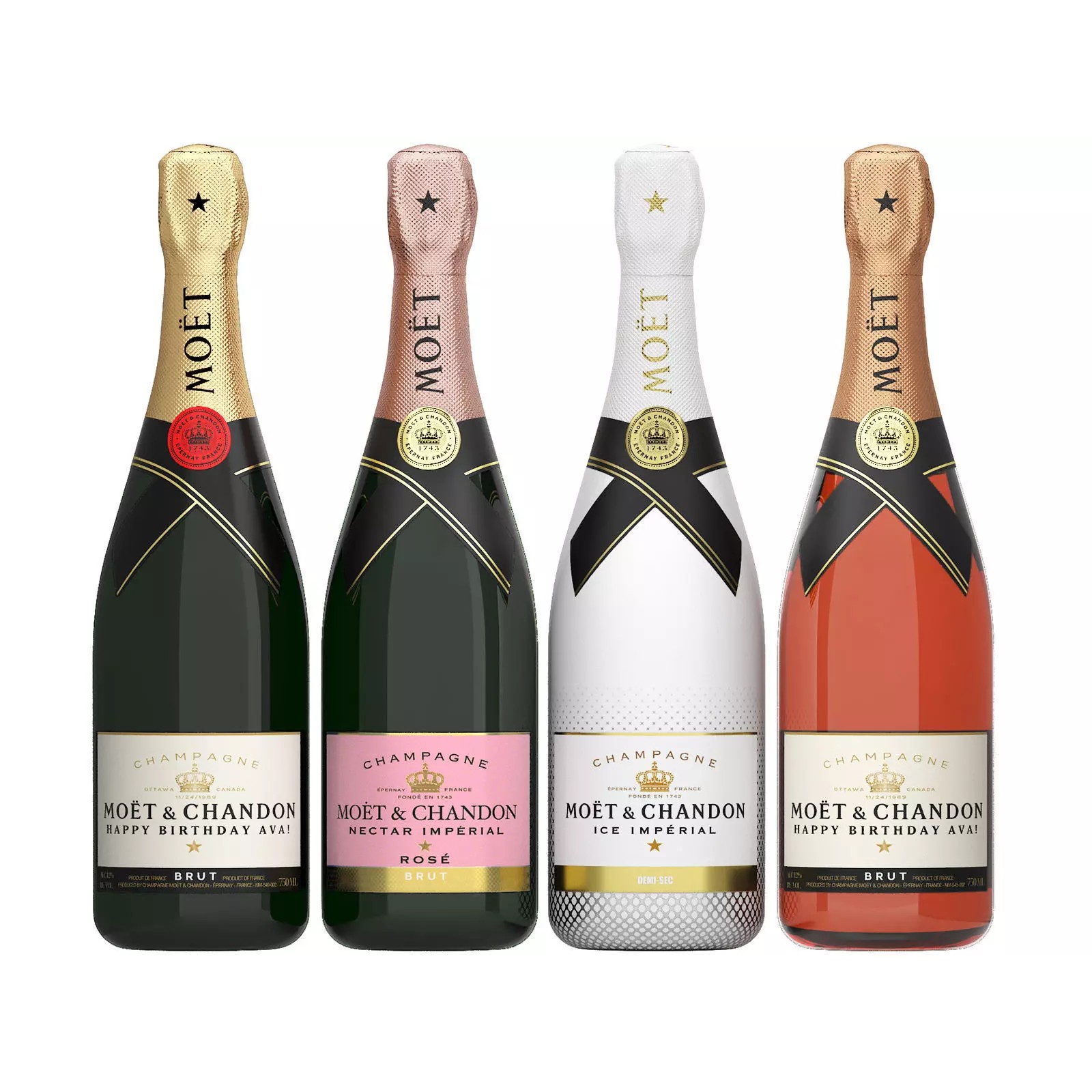 Moet and Chandon Champagne Collection - Game-Ready 3D Model - View 2