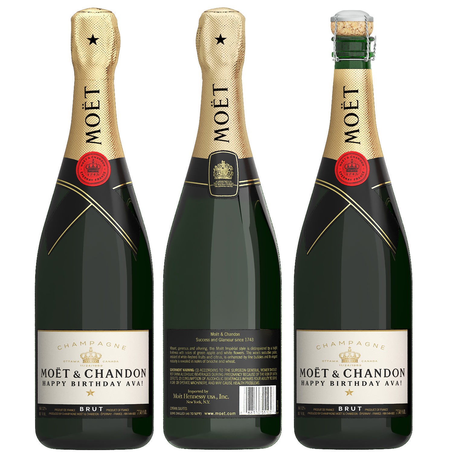 Moet and Chandon Champagne Collection - Game-Ready 3D Model - View 6