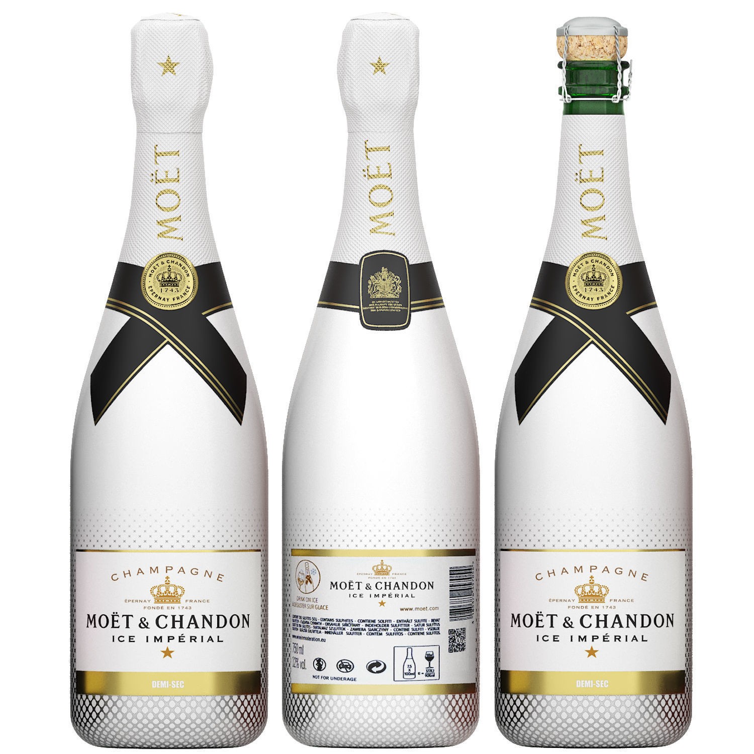 Moet and Chandon Champagne Collection - Game-Ready 3D Model - View 7