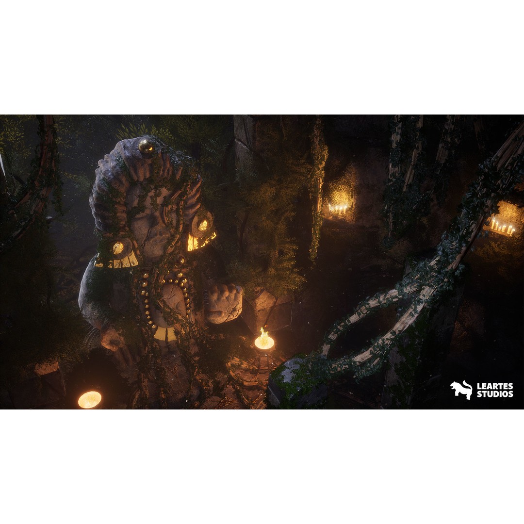 Mayan Ruins 3D Model – Low Poly Game Ready Environment, FBX - View 12