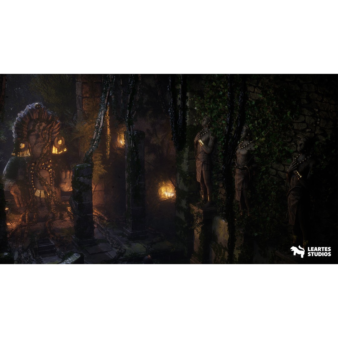 Mayan Ruins 3D Model – Low Poly Game Ready Environment, FBX - View 15