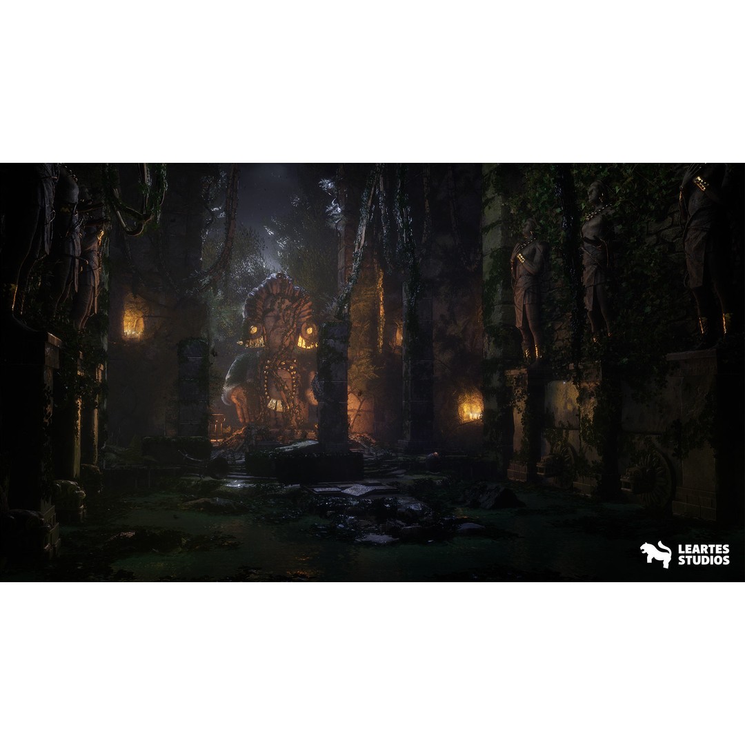 Mayan Ruins 3D Model – Low Poly Game Ready Environment, FBX - View 18