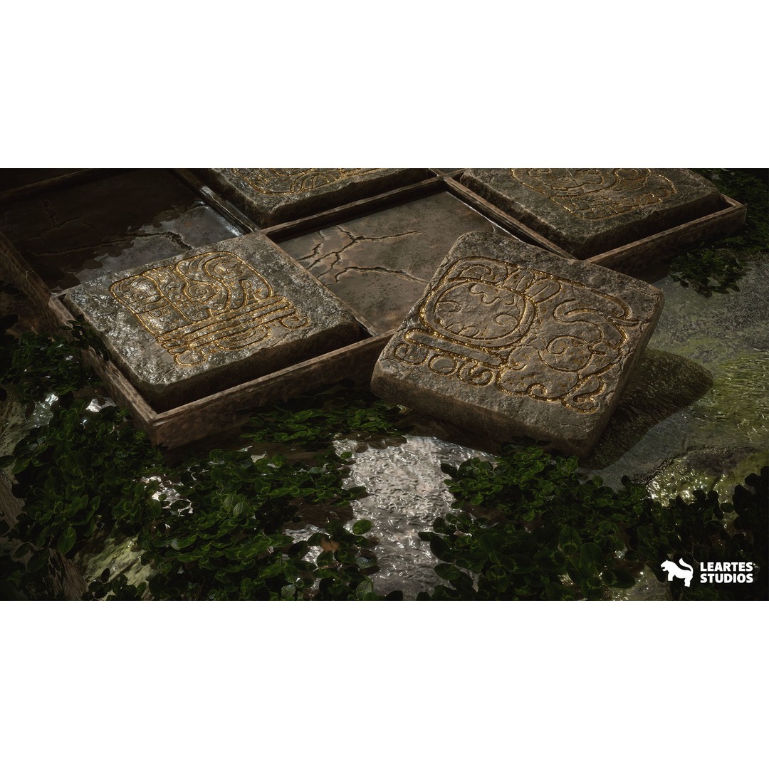 Mayan Ruins 3D Model – Low Poly Game Ready Environment, FBX - View 4