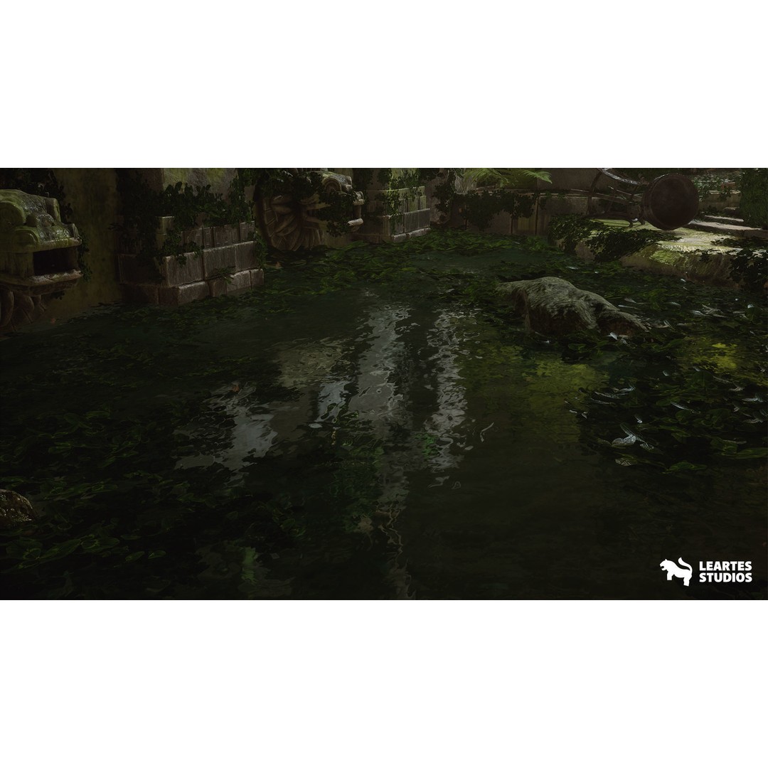 Mayan Ruins 3D Model – Low Poly Game Ready Environment, FBX - View 5