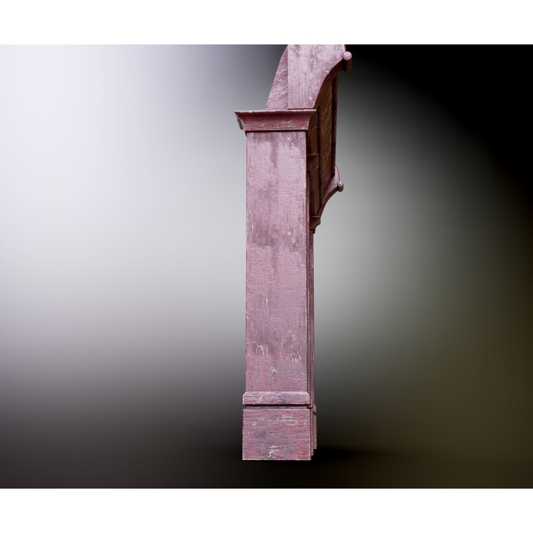 Old English Shop Front 3D Model – Low Poly Game Asset, FBX, PBR - View 23