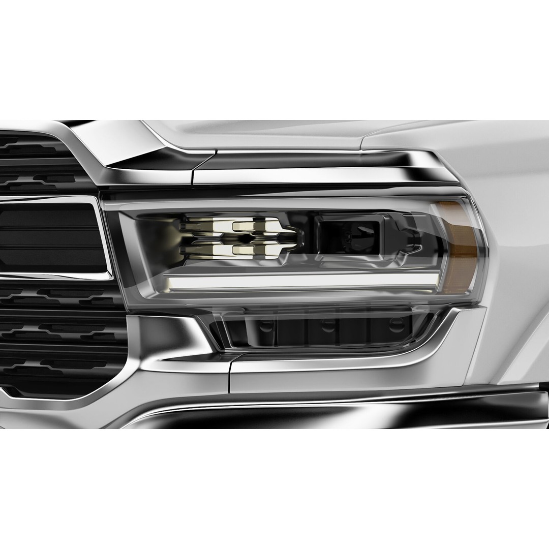 RAM 3500 HD Limited 2019 3D Model – High Poly Game Asset, FBX, OBJ - View 5
